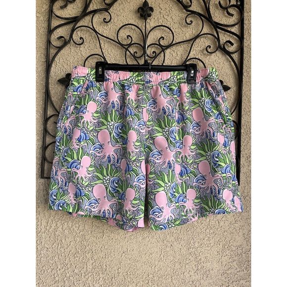 Vineyard vines octopus print swim trunks - size L - multicolor - Picture 1 of 7